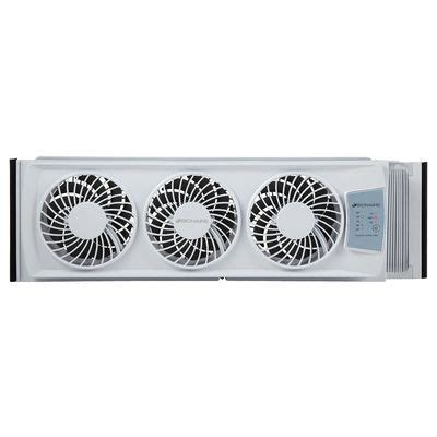 bionaire thin window fan with electronic thermostat